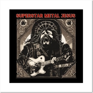 JESUS MEME - Superstar Metal Jesus Posters and Art